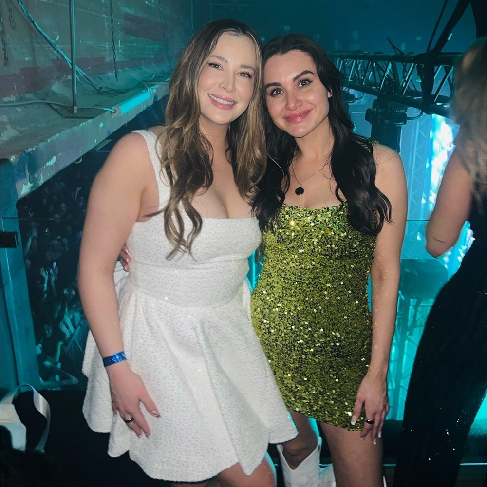 Miss Me Sequin Green Dress